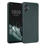 Laptop, Telefoane si Tablete - Telefoane mobile si accesorii - Accesorii Telefoane - Huse telefoane - Husa Kwmobile pentru Samsung Galaxy A06, anti-alunecare, silicon, turcoaz metalizat - Infinity.ro