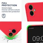 Laptop, Telefoane si Tablete - Telefoane mobile si accesorii - Accesorii Telefoane - Huse telefoane - Husa Kwmobile pentru Samsung Galaxy A06, anti-alunecare, silicon, roz neon - Infinity.ro
