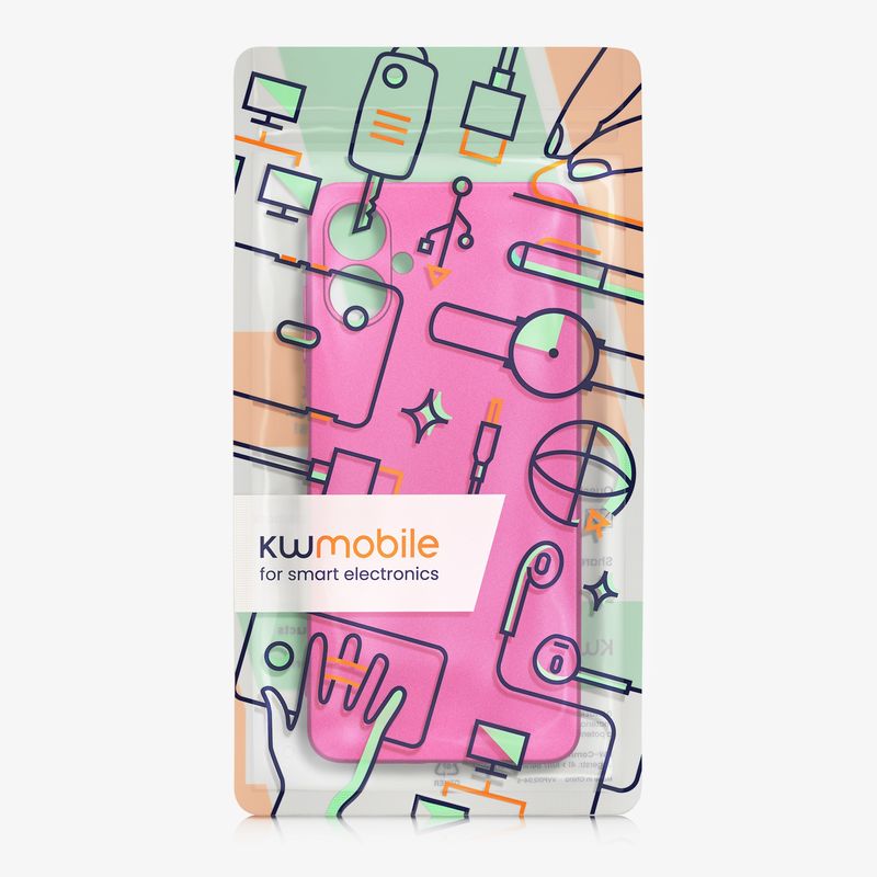 Laptop, Telefoane si Tablete - Telefoane mobile si accesorii - Accesorii Telefoane - Huse telefoane - Husa Kwmobile pentru Samsung Galaxy A06, anti-alunecare, silicon, roz metalizat - Infinity.ro