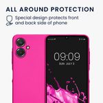 Laptop, Telefoane si Tablete - Telefoane mobile si accesorii - Accesorii Telefoane - Huse telefoane - Husa Kwmobile pentru Samsung Galaxy A06, anti-alunecare, silicon, roz metalizat - Infinity.ro
