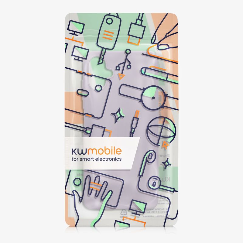 Laptop, Telefoane si Tablete - Telefoane mobile si accesorii - Accesorii Telefoane - Huse telefoane - Husa Kwmobile pentru Samsung Galaxy A06, incarcare wireless, silicon, mov - Infinity.ro