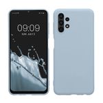 Laptop, Telefoane si Tablete - Telefoane mobile si accesorii - Accesorii Telefoane - Huse telefoane - Husa Kwmobile pentru Samsung Galaxy A13 4G, incarcare wireless, silicon, albastru deschis - Infinity.ro