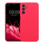 Laptop, Telefoane si Tablete - Telefoane mobile si accesorii - Accesorii Telefoane - Huse telefoane - Husa Kwmobile pentru Samsung Galaxy A14 5G, anti-alunecare, anti-amprenta, silicon, roz - Infinity.ro