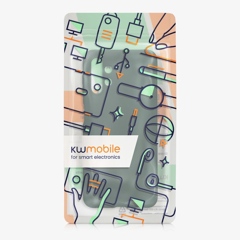 Laptop, Telefoane si Tablete - Telefoane mobile si accesorii - Accesorii Telefoane - Huse telefoane - Husa Kwmobile pentru Samsung Galaxy A13 4G, incarcare wireless, silicon, verde - Infinity.ro