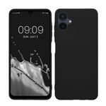 Laptop, Telefoane si Tablete - Telefoane mobile si accesorii - Accesorii Telefoane - Huse telefoane - Husa Kwmobile pentru Samsung Galaxy A06, incarcare wireless, silicon, negru - Infinity.ro
