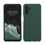 Laptop, Telefoane si Tablete - Telefoane mobile si accesorii - Accesorii Telefoane - Huse telefoane - Husa Kwmobile pentru Samsung Galaxy A13 4G, incarcare wireless, silicon, verde - Infinity.ro
