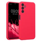 Laptop, Telefoane si Tablete - Telefoane mobile si accesorii - Accesorii Telefoane - Huse telefoane - Husa Kwmobile pentru Samsung Galaxy A14 5G, anti-alunecare, anti-amprenta, silicon, roz - Infinity.ro