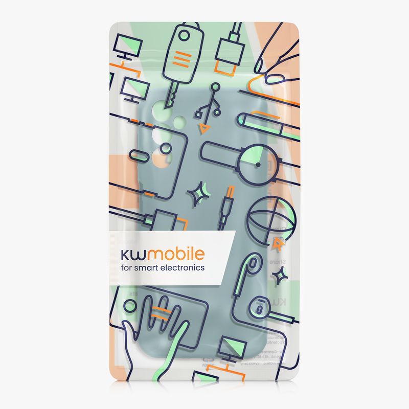 Laptop, Telefoane si Tablete - Telefoane mobile si accesorii - Accesorii Telefoane - Huse telefoane - Husa Kwmobile pentru Samsung Galaxy A14 5G, anti-alunecare, protectie la socuri, silicon, albastru - Infinity.ro
