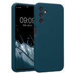 Laptop, Telefoane si Tablete - Telefoane mobile si accesorii - Accesorii Telefoane - Huse telefoane - Husa Kwmobile pentru Samsung Galaxy A14 5G, anti-alunecare, anti-amprenta, silicon, albastru - Infinity.ro
