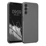 Laptop, Telefoane si Tablete - Telefoane mobile si accesorii - Accesorii Telefoane - Huse telefoane - Husa Kwmobile pentru Samsung Galaxy A14 5G, anti-alunecare, protectie la zgarieturi, silicon, gri - Infinity.ro