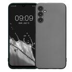 Laptop, Telefoane si Tablete - Telefoane mobile si accesorii - Accesorii Telefoane - Huse telefoane - Husa Kwmobile pentru Samsung Galaxy A14 5G, anti-alunecare, protectie la zgarieturi, silicon, gri - Infinity.ro