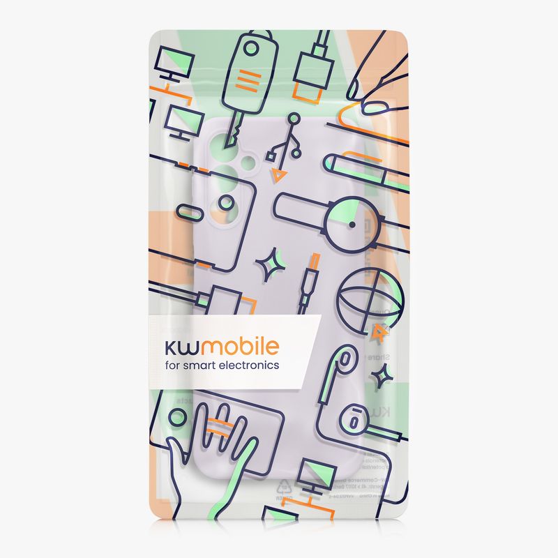 Laptop, Telefoane si Tablete - Telefoane mobile si accesorii - Accesorii Telefoane - Huse telefoane - Husa Kwmobile pentru Samsung Galaxy A14 5G, anti-alunecare, protectie la zgarieturi, silicon, mov - Infinity.ro