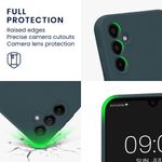 Laptop, Telefoane si Tablete - Telefoane mobile si accesorii - Accesorii Telefoane - Huse telefoane - Husa Kwmobile pentru Samsung Galaxy A14 5G, anti-alunecare, silicon, ardezie - Infinity.ro