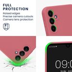 Laptop, Telefoane si Tablete - Telefoane mobile si accesorii - Accesorii Telefoane - Huse telefoane - Husa Kwmobile pentru Samsung Galaxy A14 5G, anti-alunecare, protectie la zgarieturi, silicon, roz - Infinity.ro