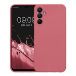 Laptop, Telefoane si Tablete - Telefoane mobile si accesorii - Accesorii Telefoane - Huse telefoane - Husa Kwmobile pentru Samsung Galaxy A14 5G, anti-alunecare, protectie la zgarieturi, silicon, roz - Infinity.ro