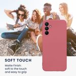 Laptop, Telefoane si Tablete - Telefoane mobile si accesorii - Accesorii Telefoane - Huse telefoane - Husa Kwmobile pentru Samsung Galaxy A14 5G, anti-alunecare, protectie la zgarieturi, silicon, roz - Infinity.ro