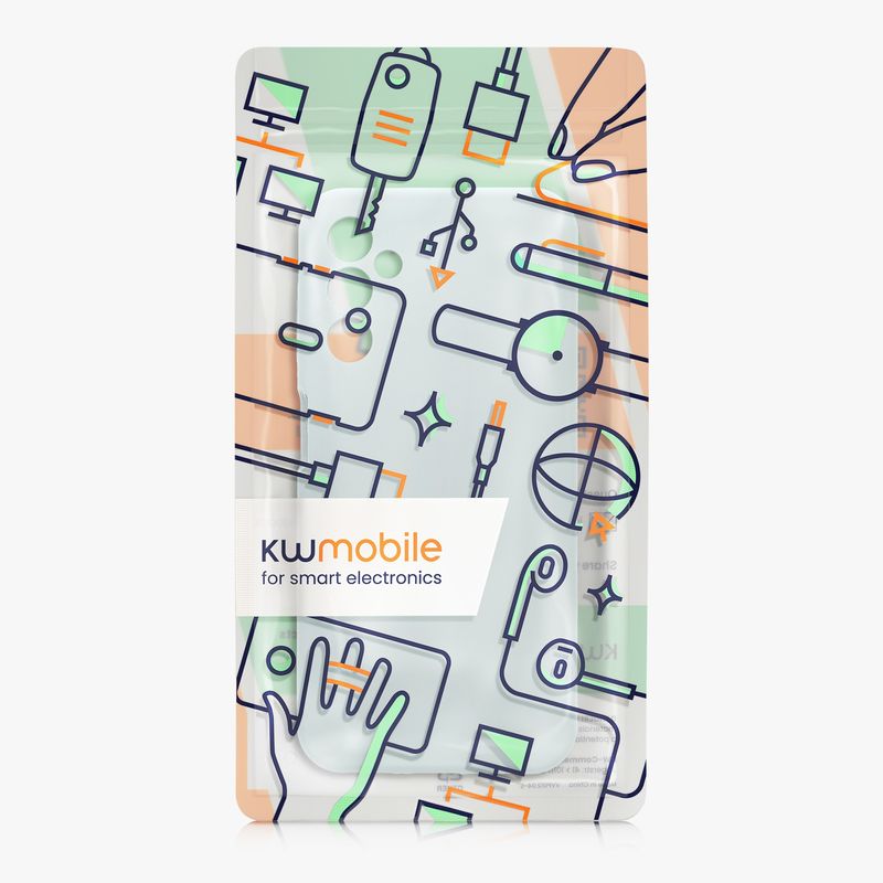 Laptop, Telefoane si Tablete - Telefoane mobile si accesorii - Accesorii Telefoane - Huse telefoane - Husa Kwmobile pentru Samsung Galaxy A14 5G, anti-alunecare, silicon, menta - Infinity.ro