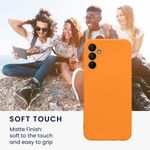 Laptop, Telefoane si Tablete - Telefoane mobile si accesorii - Accesorii Telefoane - Huse telefoane - Husa Kwmobile pentru Samsung Galaxy A14 5G, anti-alunecare, silicon, portocaliu - Infinity.ro