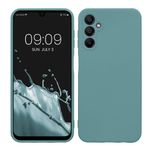 Laptop, Telefoane si Tablete - Telefoane mobile si accesorii - Accesorii Telefoane - Huse telefoane - Husa Kwmobile pentru Samsung Galaxy A14 5G, anti-alunecare, silicon, noapte arctica - Infinity.ro
