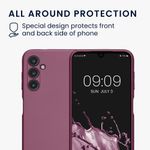 Laptop, Telefoane si Tablete - Telefoane mobile si accesorii - Accesorii Telefoane - Huse telefoane - Husa Kwmobile pentru Samsung Galaxy A14 5G, anti-alunecare, silicon, lavanda - Infinity.ro