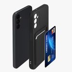 Laptop, Telefoane si Tablete - Telefoane mobile si accesorii - Accesorii Telefoane - Huse telefoane - Husa Kwmobile pentru Samsung Galaxy A14 5G, incarcare wireless, silicon, negru - Infinity.ro