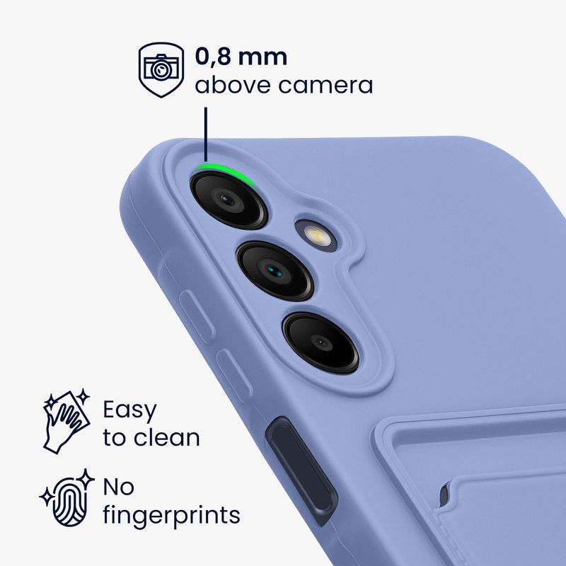 Laptop, Telefoane si Tablete - Telefoane mobile si accesorii - Accesorii Telefoane - Huse telefoane - Husa Kwmobile pentru Samsung Galaxy A15 5G, incarcare wireless, silicon, mov - Infinity.ro