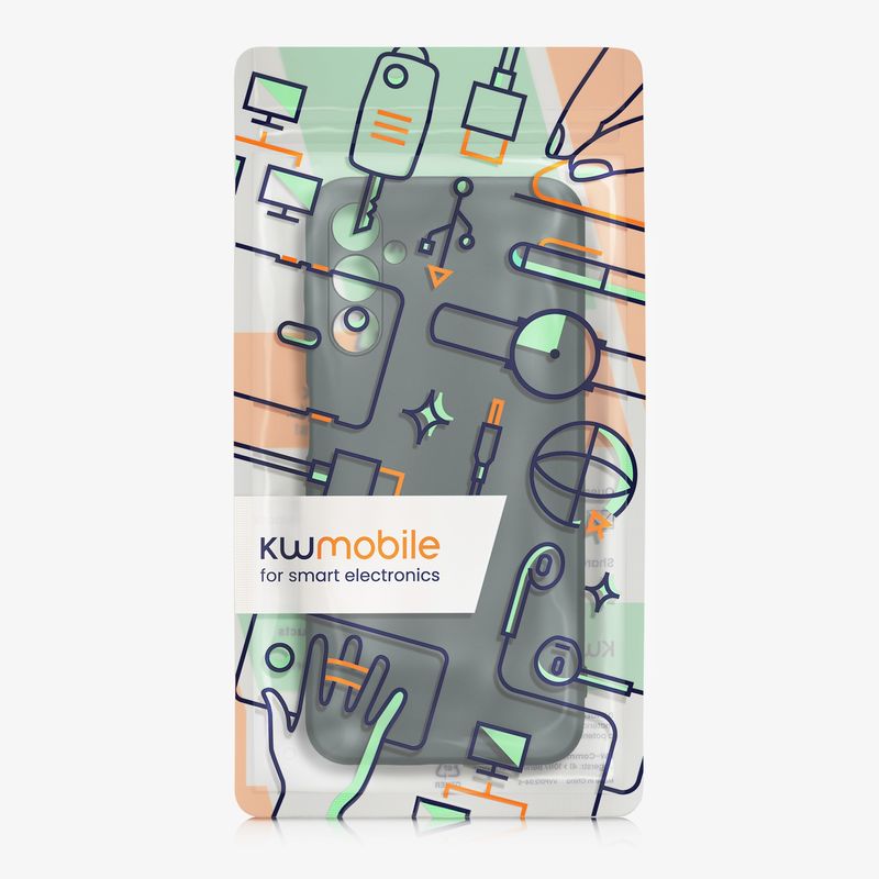 Laptop, Telefoane si Tablete - Telefoane mobile si accesorii - Accesorii Telefoane - Huse telefoane - Husa Kwmobile pentru Samsung Galaxy A14 5G, anti-alunecare, silicon, turcoaz - Infinity.ro