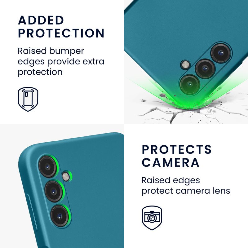 Laptop, Telefoane si Tablete - Telefoane mobile si accesorii - Accesorii Telefoane - Huse telefoane - Husa Kwmobile pentru Samsung Galaxy A14 5G, protectie la zgarieturi, silicon, albastru - Infinity.ro