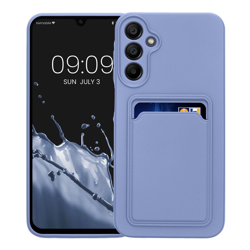 Laptop, Telefoane si Tablete - Telefoane mobile si accesorii - Accesorii Telefoane - Huse telefoane - Husa Kwmobile pentru Samsung Galaxy A15 5G, incarcare wireless, silicon, mov - Infinity.ro