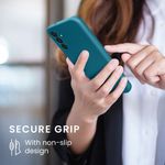 Laptop, Telefoane si Tablete - Telefoane mobile si accesorii - Accesorii Telefoane - Huse telefoane - Husa Kwmobile pentru Samsung Galaxy A14 5G, protectie la zgarieturi, silicon, albastru - Infinity.ro