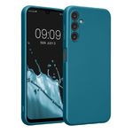 Laptop, Telefoane si Tablete - Telefoane mobile si accesorii - Accesorii Telefoane - Huse telefoane - Husa Kwmobile pentru Samsung Galaxy A14 5G, protectie la zgarieturi, silicon, albastru - Infinity.ro