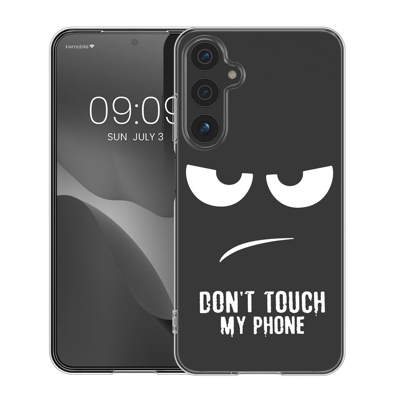 Laptop, Telefoane si Tablete - Telefoane mobile si accesorii - Accesorii Telefoane - Huse telefoane - Husa Kwmobile pentru Samsung Galaxy A15 5G, protectie la socuri, protectie la zgarieturi, silicon, negru, transparent - Infinity.ro