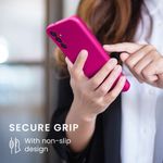 Laptop, Telefoane si Tablete - Telefoane mobile si accesorii - Accesorii Telefoane - Huse telefoane - Husa Kwmobile pentru Samsung Galaxy A14 5G, protectie la zgarieturi, silicon, roz - Infinity.ro
