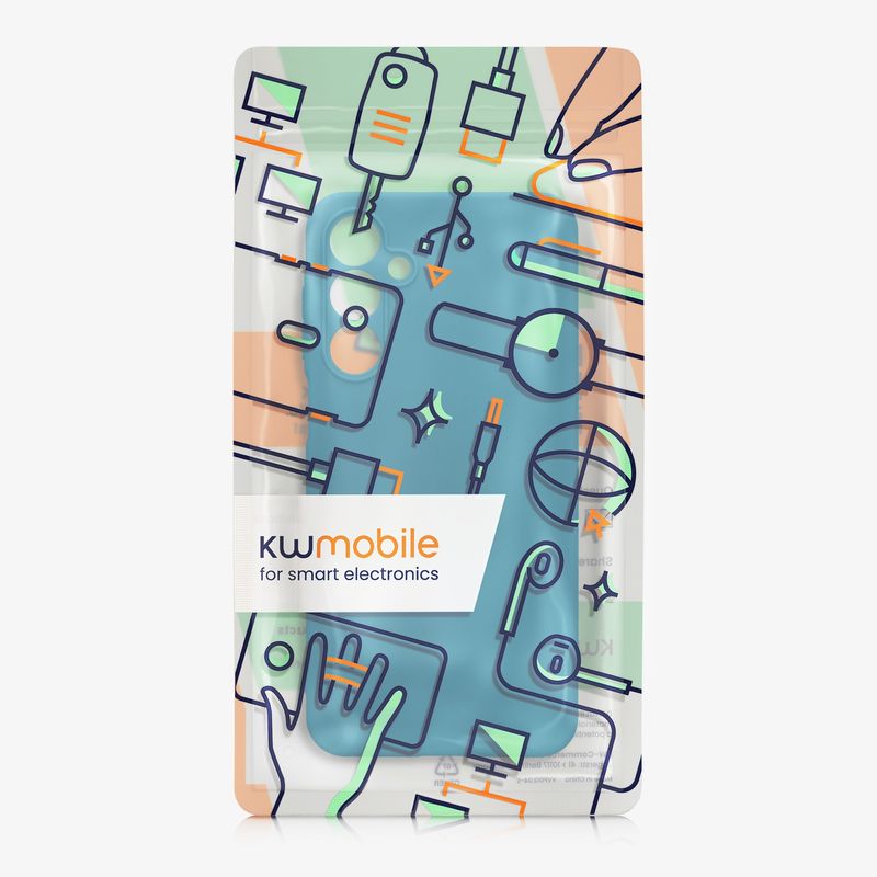 Laptop, Telefoane si Tablete - Telefoane mobile si accesorii - Accesorii Telefoane - Huse telefoane - Husa Kwmobile pentru Samsung Galaxy A16 5G, anti-alunecare, protectie la zgarieturi, silicon, albastru - Infinity.ro