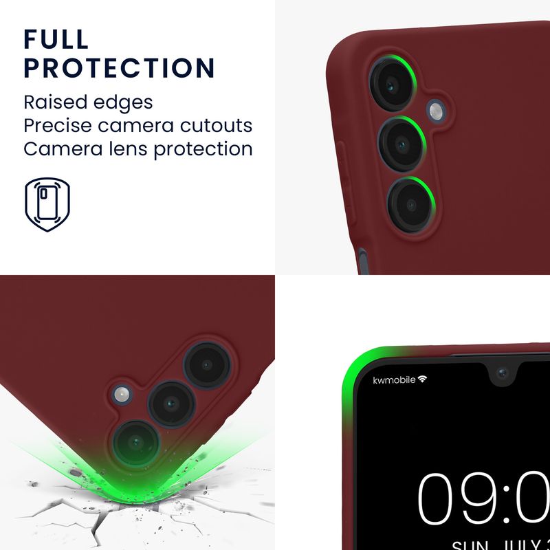 Laptop, Telefoane si Tablete - Telefoane mobile si accesorii - Accesorii Telefoane - Huse telefoane - Husa Kwmobile pentru Samsung Galaxy A16 5G, anti-alunecare, protectie la zgarieturi, silicon, mov - Infinity.ro