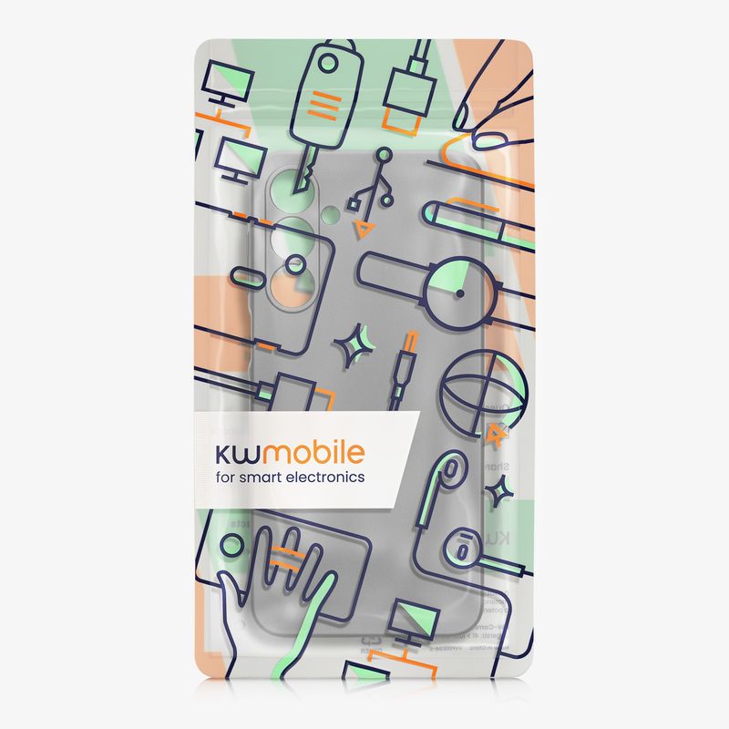 Laptop, Telefoane si Tablete - Telefoane mobile si accesorii - Accesorii Telefoane - Huse telefoane - Husa Kwmobile pentru Samsung Galaxy A16 5G, anti-alunecare, protectie la zgarieturi, silicon, gri - Infinity.ro