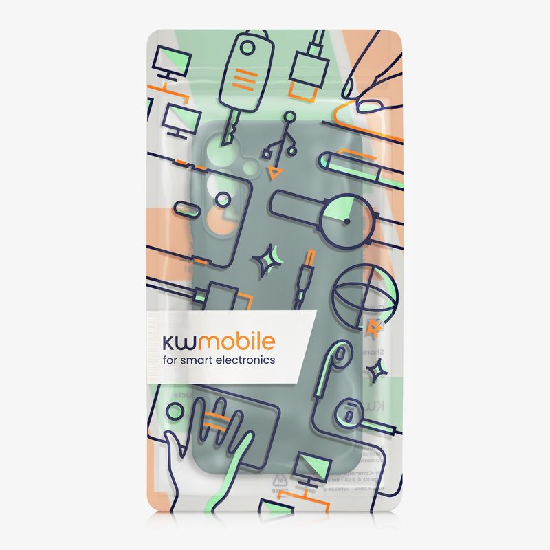 Laptop, Telefoane si Tablete - Telefoane mobile si accesorii - Accesorii Telefoane - Huse telefoane - Husa Kwmobile pentru Samsung Galaxy A16 5G, anti-alunecare, silicon, albastru verzui - Infinity.ro