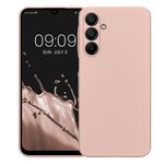 Laptop, Telefoane si Tablete - Telefoane mobile si accesorii - Accesorii Telefoane - Huse telefoane - Husa Kwmobile pentru Samsung Galaxy A16 5G, anti-alunecare, silicon, auriu, roz - Infinity.ro