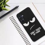 Laptop, Telefoane si Tablete - Telefoane mobile si accesorii - Accesorii Telefoane - Huse telefoane - Husa Kwmobile pentru Samsung Galaxy A16 5G, anti-alunecare, silicon, alb, negru - Infinity.ro