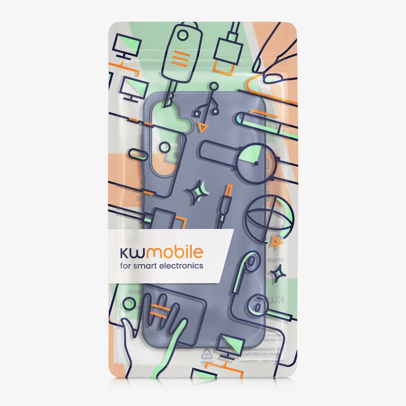 Laptop, Telefoane si Tablete - Telefoane mobile si accesorii - Accesorii Telefoane - Huse telefoane - Husa Kwmobile pentru Samsung Galaxy A16 5G, anti-alunecare, silicon, albastru - Infinity.ro