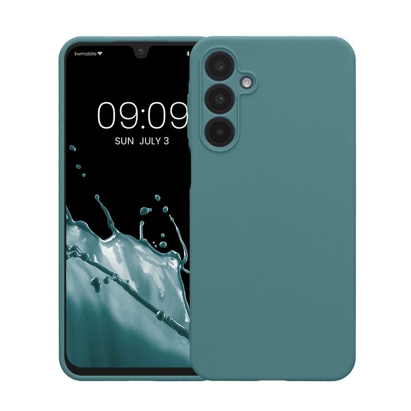 Laptop, Telefoane si Tablete - Telefoane mobile si accesorii - Accesorii Telefoane - Huse telefoane - Husa Kwmobile pentru Samsung Galaxy A16 5G, anti-alunecare, silicon, noapte - Infinity.ro