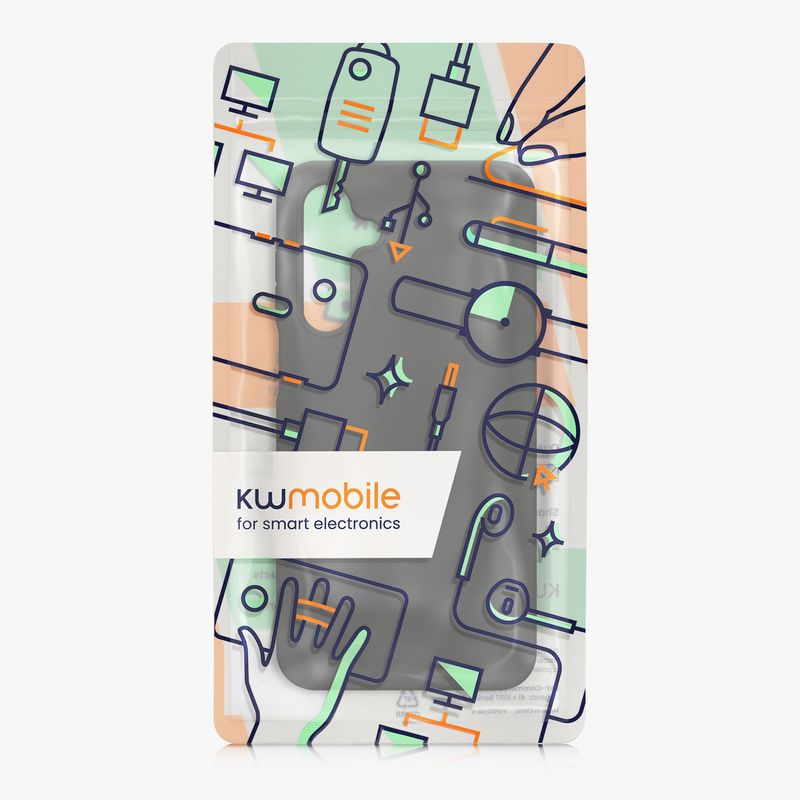 Laptop, Telefoane si Tablete - Telefoane mobile si accesorii - Accesorii Telefoane - Huse telefoane - Husa Kwmobile pentru Samsung Galaxy A16 5G, incarcare wireless, anti-alunecare, silicon, gri - Infinity.ro