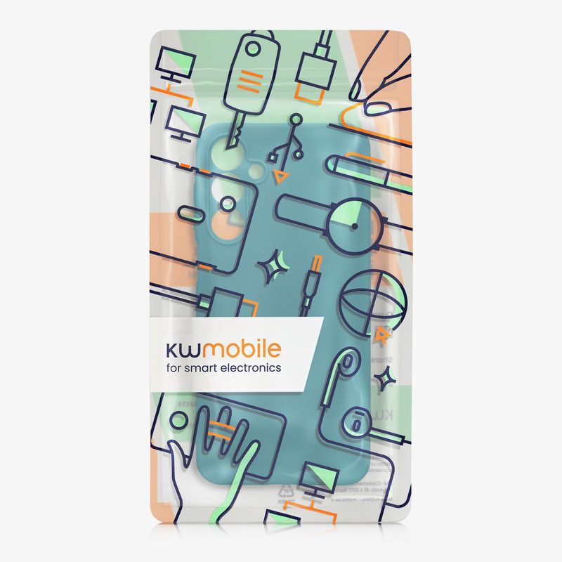 Laptop, Telefoane si Tablete - Telefoane mobile si accesorii - Accesorii Telefoane - Huse telefoane - Husa Kwmobile pentru Samsung Galaxy A16 5G, anti-alunecare, silicon, turcoaz mat - Infinity.ro