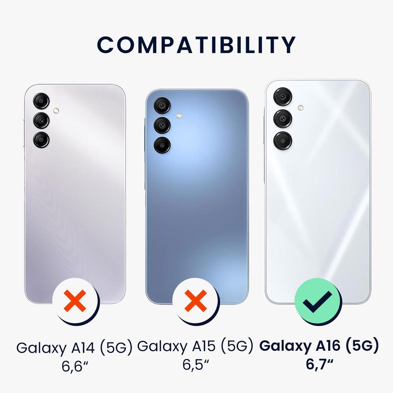 Laptop, Telefoane si Tablete - Telefoane mobile si accesorii - Accesorii Telefoane - Huse telefoane - Husa Kwmobile pentru Samsung Galaxy A16 5G, incarcare wireless, anti-alunecare, silicon, albastru - Infinity.ro