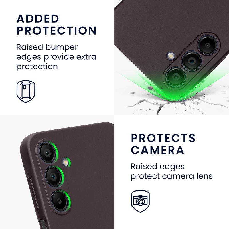 Laptop, Telefoane si Tablete - Telefoane mobile si accesorii - Accesorii Telefoane - Huse telefoane - Husa Kwmobile pentru Samsung Galaxy A16 5G, anti-alunecare, silicon, visiniu - Infinity.ro