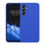 Laptop, Telefoane si Tablete - Telefoane mobile si accesorii - Accesorii Telefoane - Huse telefoane - Husa Kwmobile pentru Samsung Galaxy A16 5G, incarcare wireless, anti-alunecare, silicon, albastru - Infinity.ro