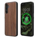 Laptop, Telefoane si Tablete - Telefoane mobile si accesorii - Accesorii Telefoane - Huse telefoane - Husa Kwmobile pentru Samsung Galaxy A16 5G, compatibilitate MagSafe, lemn, TPU, maro - Infinity.ro