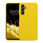 Laptop, Telefoane si Tablete - Telefoane mobile si accesorii - Accesorii Telefoane - Huse telefoane - Husa Kwmobile pentru Samsung Galaxy A16 5G, incarcare wireless, silicon, galben - Infinity.ro