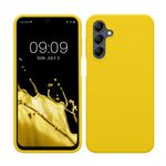 Laptop, Telefoane si Tablete - Telefoane mobile si accesorii - Accesorii Telefoane - Huse telefoane - Husa Kwmobile pentru Samsung Galaxy A16 5G, incarcare wireless, silicon, galben - Infinity.ro