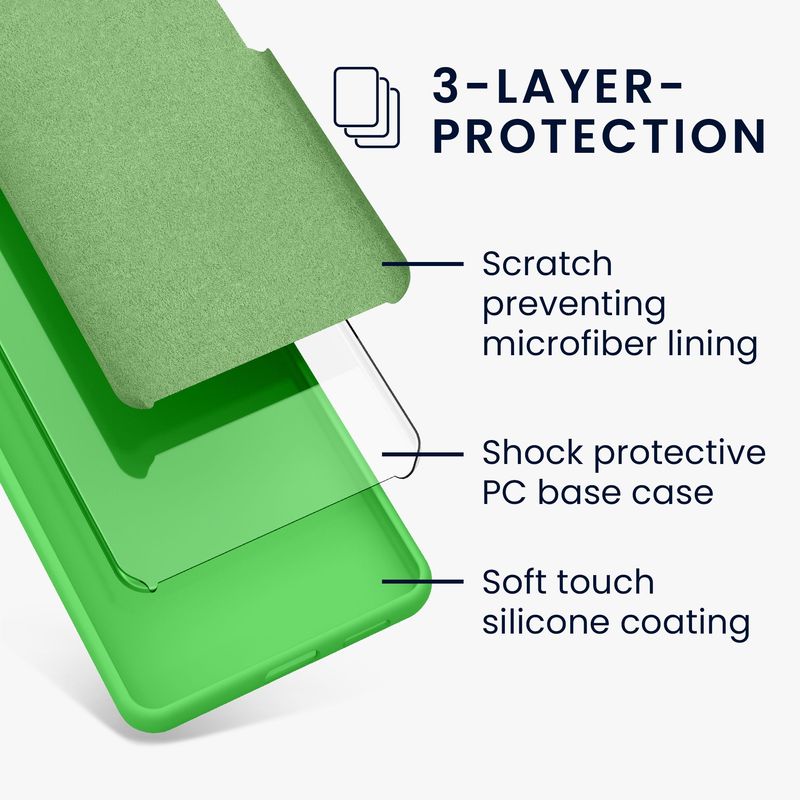 Laptop, Telefoane si Tablete - Telefoane mobile si accesorii - Accesorii Telefoane - Huse telefoane - Husa Kwmobile pentru Samsung Galaxy A16 5G, incarcare wireless, silicon, verde - Infinity.ro